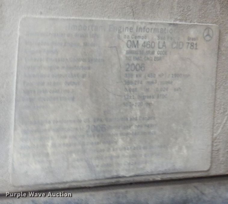 image for item JL9889 2007 Sterling A-Line  semi truck