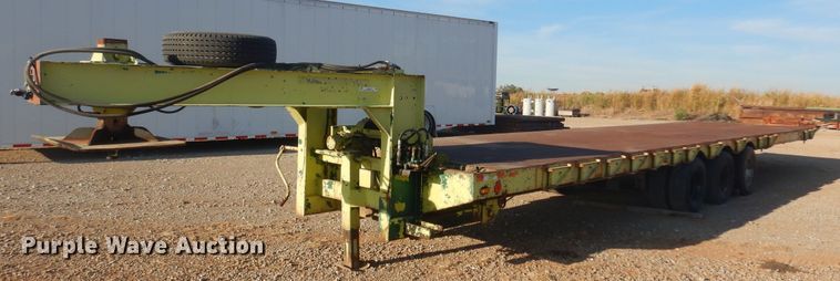 image for item KO9919 1977 Load Craft IMP-14T  tilt deck equipment trailer