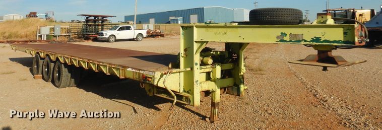 image for item KO9919 1977 Load Craft IMP-14T  tilt deck equipment trailer