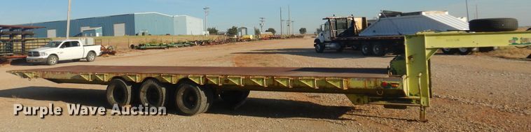 image for item KO9919 1977 Load Craft IMP-14T  tilt deck equipment trailer