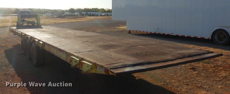 image for item KO9919 1977 Load Craft IMP-14T  tilt deck equipment trailer