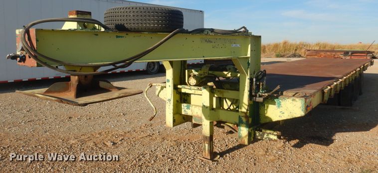 image for item KO9919 1977 Load Craft IMP-14T  tilt deck equipment trailer