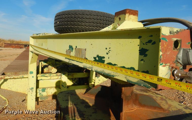 image for item KO9919 1977 Load Craft IMP-14T  tilt deck equipment trailer