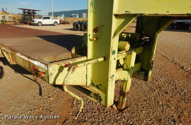 image for item KO9919 1977 Load Craft IMP-14T  tilt deck equipment trailer