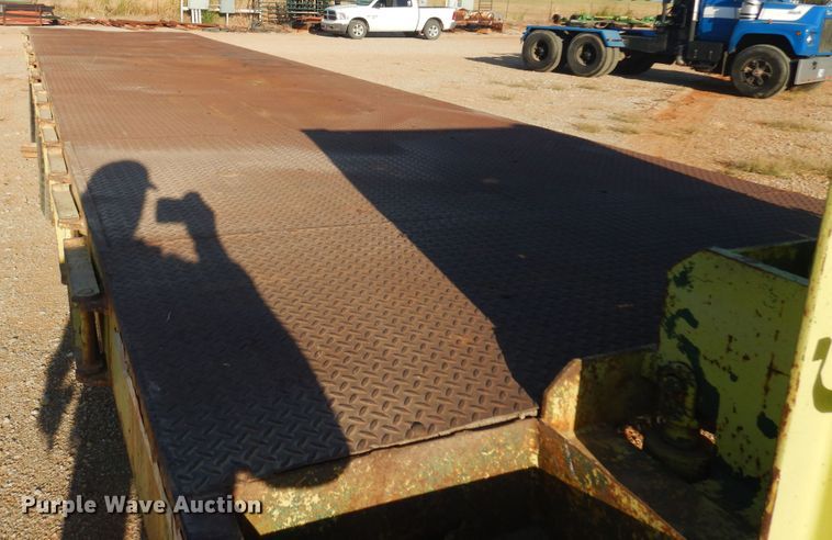 image for item KO9919 1977 Load Craft IMP-14T  tilt deck equipment trailer