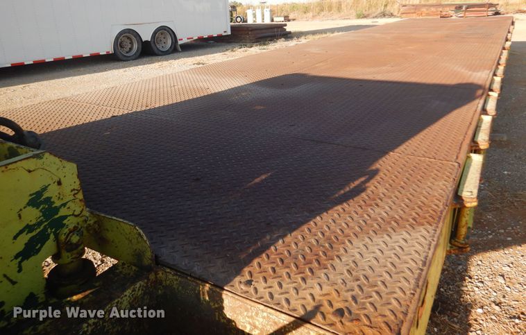 image for item KO9919 1977 Load Craft IMP-14T  tilt deck equipment trailer