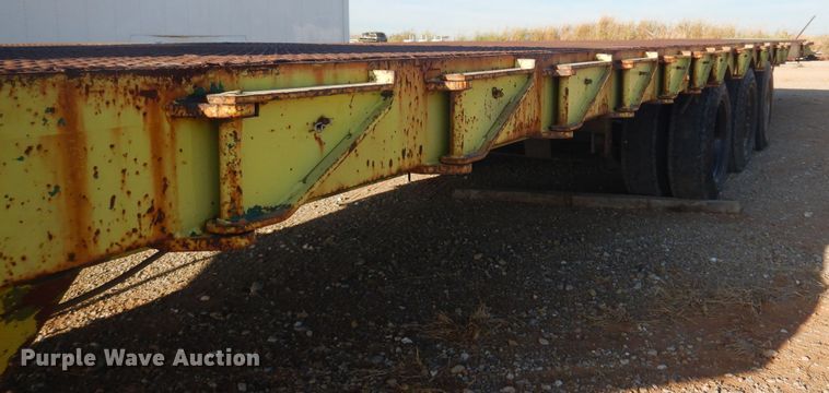 image for item KO9919 1977 Load Craft IMP-14T  tilt deck equipment trailer