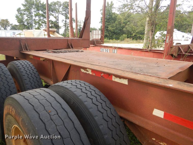 image for item LS9902 1999 Sun Manufacturing, Inc. Plantation  log trailer