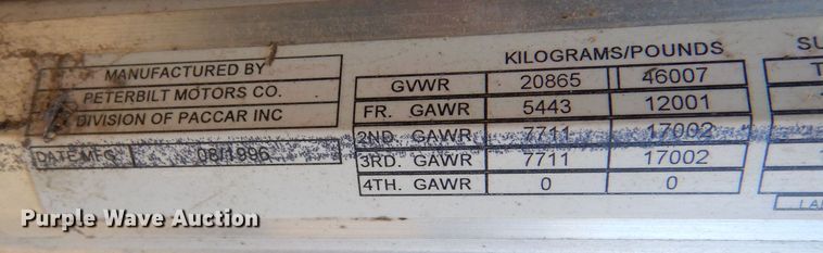 image for item LU9659 1997 Peterbilt 379  semi truck