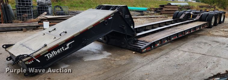 image for item MK9414 1984 Talbert T3DW-100K-HRG-RA-T1  lowboy equipment trailer