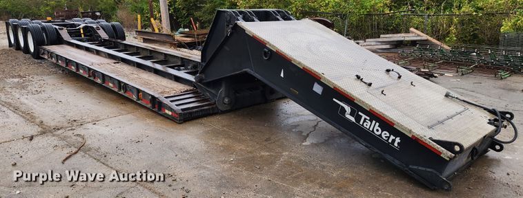 image for item MK9414 1984 Talbert T3DW-100K-HRG-RA-T1  lowboy equipment trailer