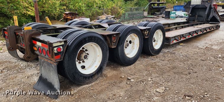 image for item MK9414 1984 Talbert T3DW-100K-HRG-RA-T1  lowboy equipment trailer