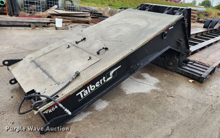 image for item MK9414 1984 Talbert T3DW-100K-HRG-RA-T1  lowboy equipment trailer