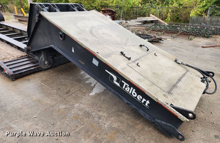 image for item MK9414 1984 Talbert T3DW-100K-HRG-RA-T1  lowboy equipment trailer