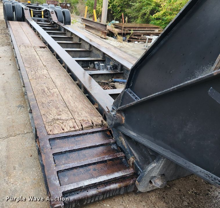 image for item MK9414 1984 Talbert T3DW-100K-HRG-RA-T1  lowboy equipment trailer