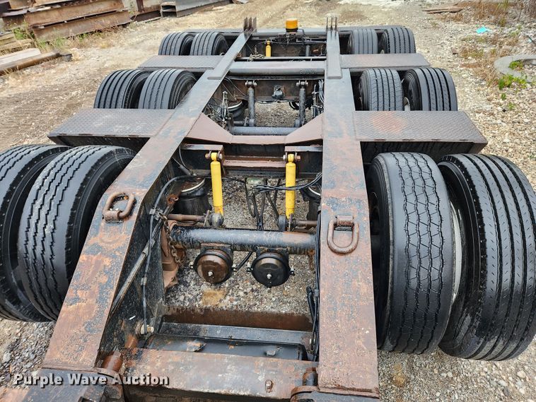 image for item MK9414 1984 Talbert T3DW-100K-HRG-RA-T1  lowboy equipment trailer