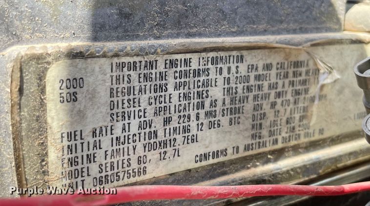 image for item MR9323 1998 International 9400  semi truck