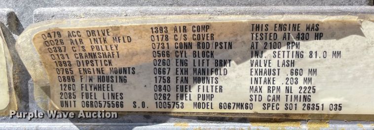 image for item MR9323 1998 International 9400  semi truck