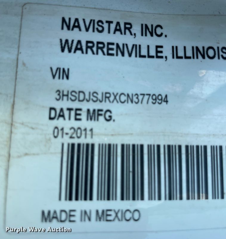 image for item MR9410 2012 International ProStar  semi truck