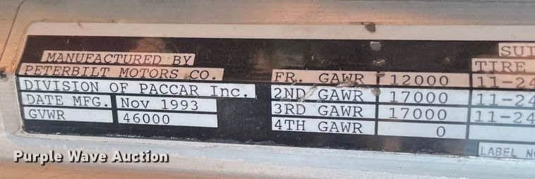 image for item MR9412 1994 Peterbilt 377  dump truck