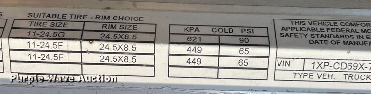 image for item MR9413 1998 Peterbilt 377  dump truck