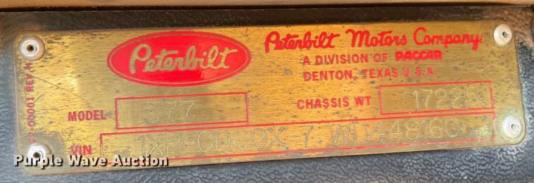 image for item MR9413 1998 Peterbilt 377  dump truck