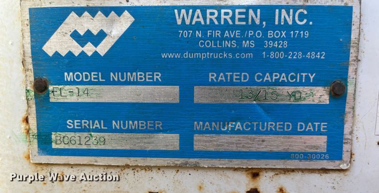 image for item DC6202 2012 International WorkStar 7500  dump truck