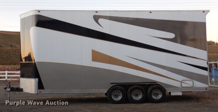 image for item DF8175 2010  Stacker enclosed cargo trailer with lift