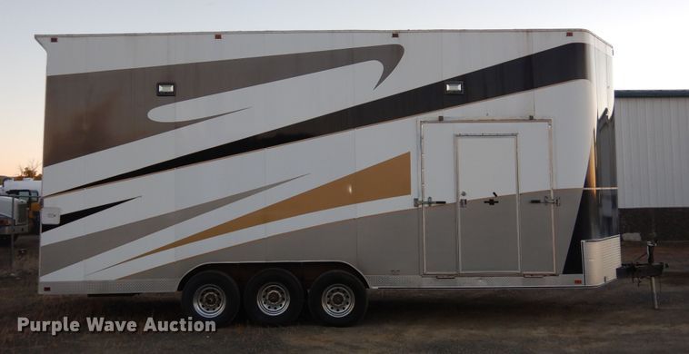 image for item DF8175 2010  Stacker enclosed cargo trailer with lift