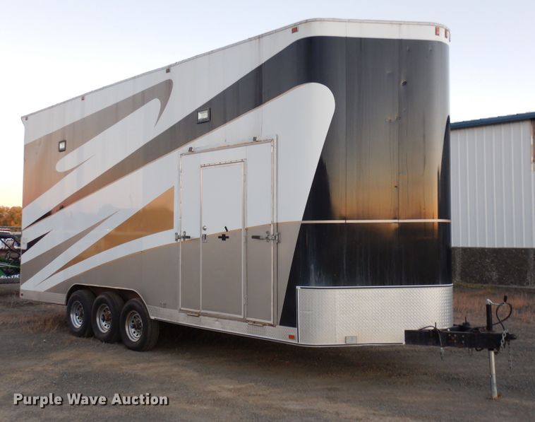 image for item DF8175 2010  Stacker enclosed cargo trailer with lift