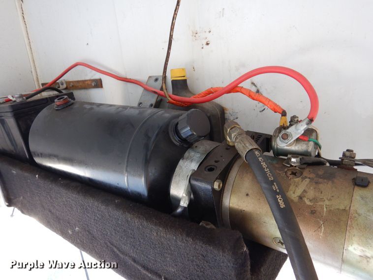 image for item DF8175 2010  Stacker enclosed cargo trailer with lift