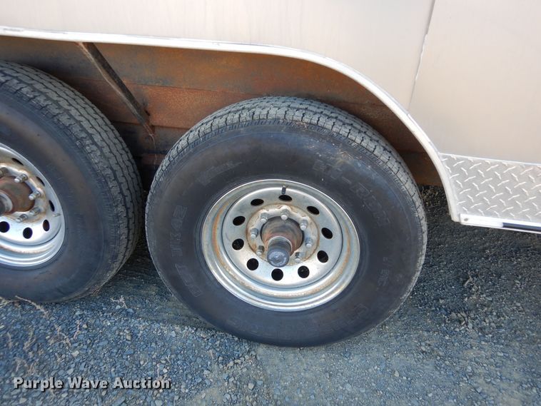 image for item DF8175 2010  Stacker enclosed cargo trailer with lift