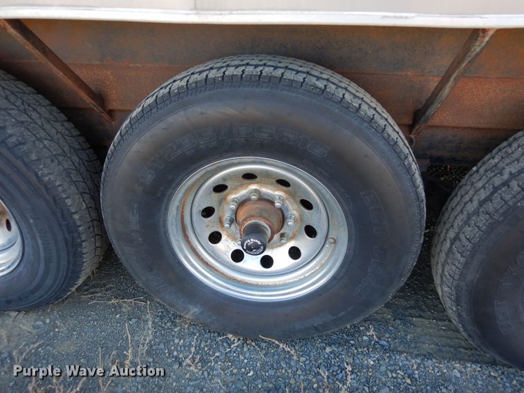 image for item DF8175 2010  Stacker enclosed cargo trailer with lift