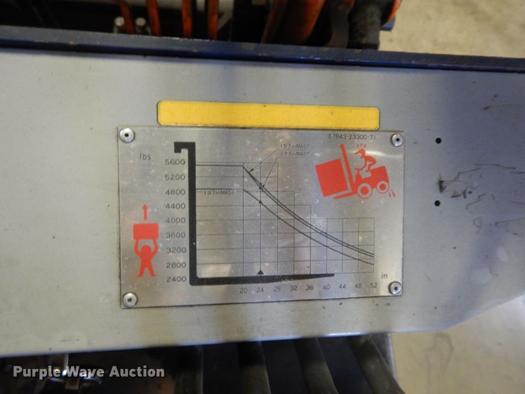 image for item DI6781 Toyota 5FBC25  forklift