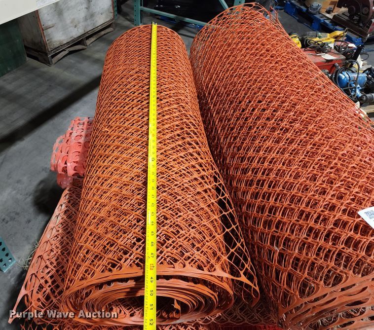 4' H safety fence in Kansas City, MO | Item DM4759 sold | Purple Wave