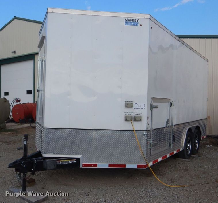 image for item DO1644 2018 Manley Metal Works  spray foam trailer