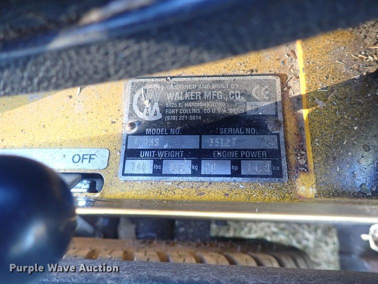 image for item DQ3066 Walker MTGHS  ZTR lawn mower