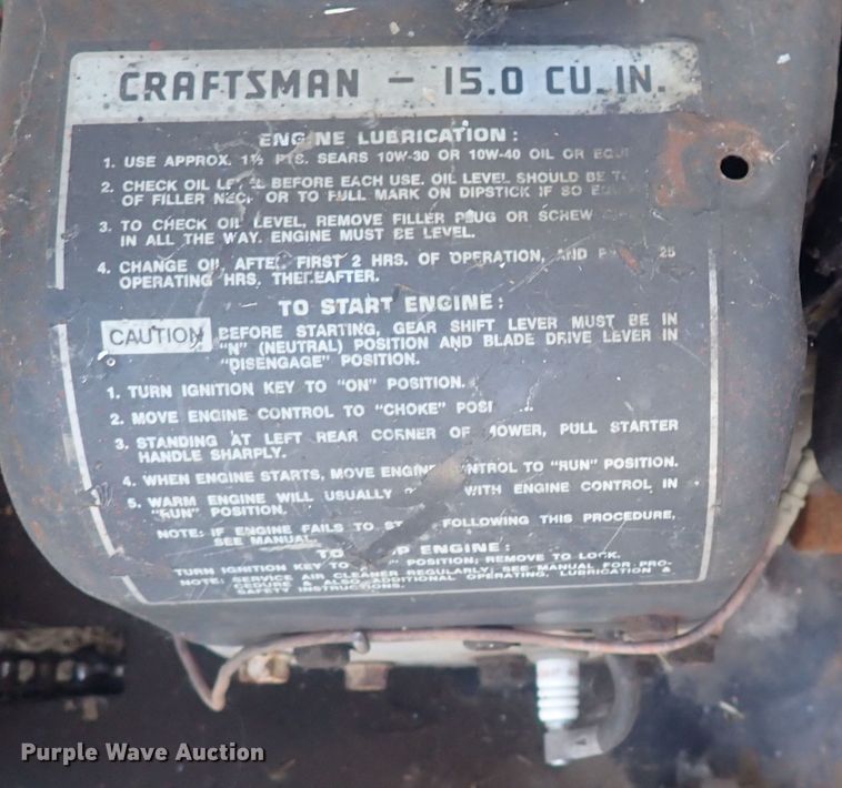 image for item DQ3068 Bolens  lawn mower