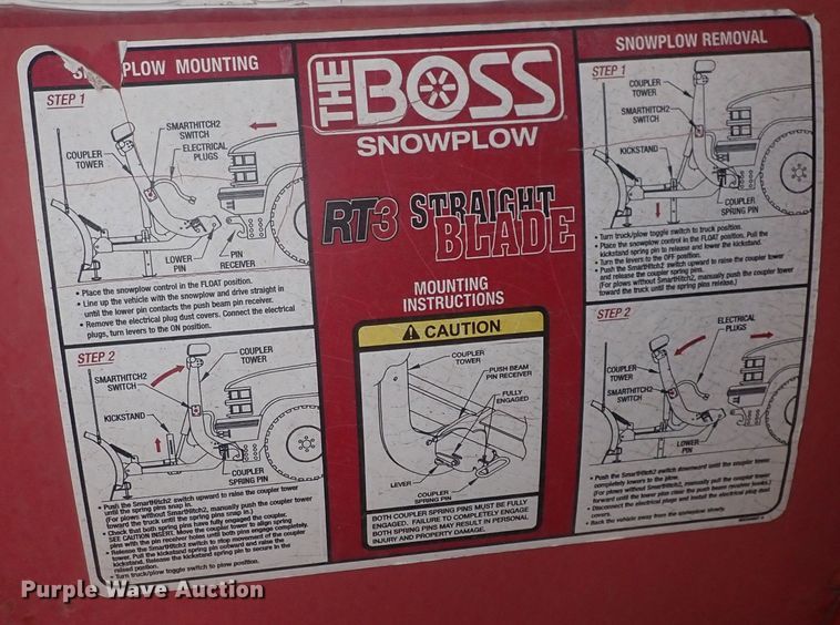 image for item DQ3075 Boss RT3  9' snow plow