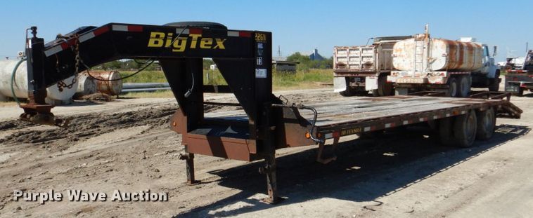 image for item DR2069 2012 Big Tex 22GN  equipment trailer