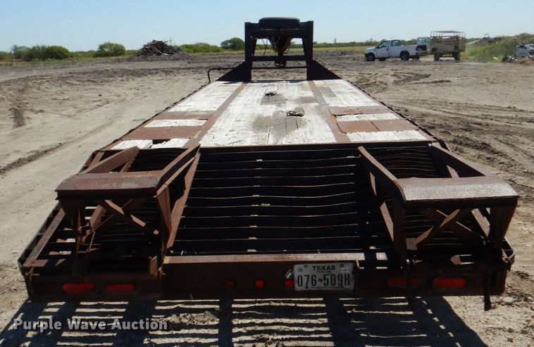 image for item DR2069 2012 Big Tex 22GN  equipment trailer