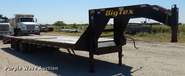 image for item DR2071 2013 Big Tex 25GN  equipment trailer