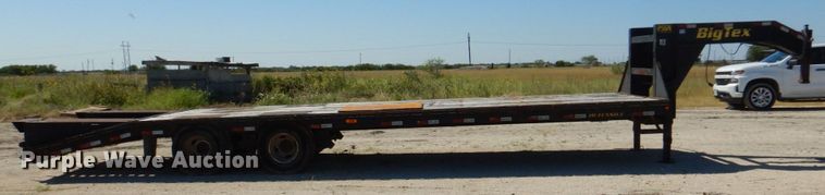image for item DR2071 2013 Big Tex 25GN  equipment trailer