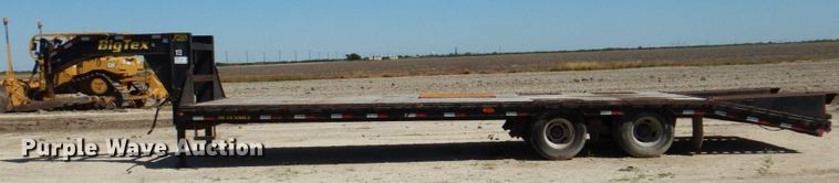 image for item DR2071 2013 Big Tex 25GN  equipment trailer
