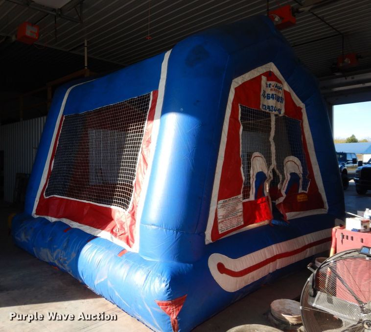 image for item DS1482 2001 Space Walk Interactive  clown face bounce house