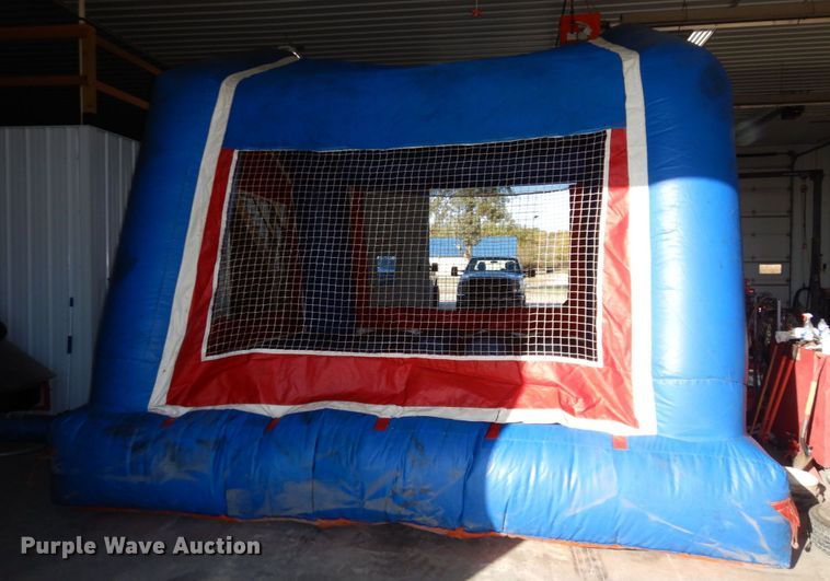 image for item DS1482 2001 Space Walk Interactive  clown face bounce house