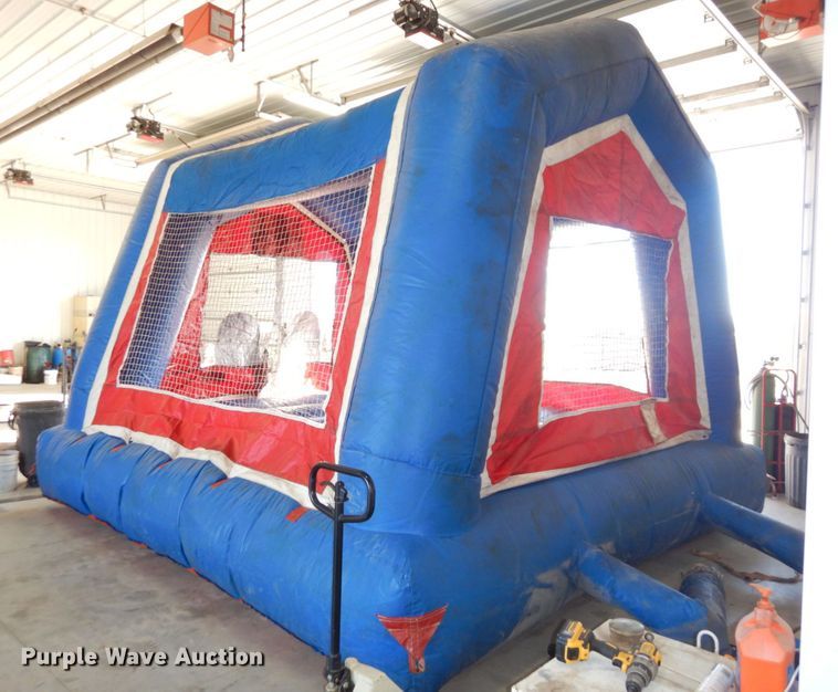 image for item DS1482 2001 Space Walk Interactive  clown face bounce house