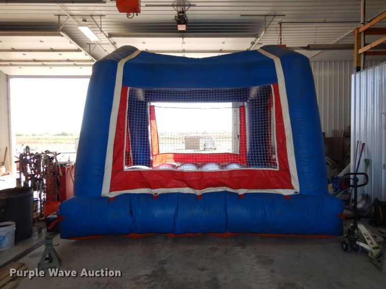 image for item DS1482 2001 Space Walk Interactive  clown face bounce house