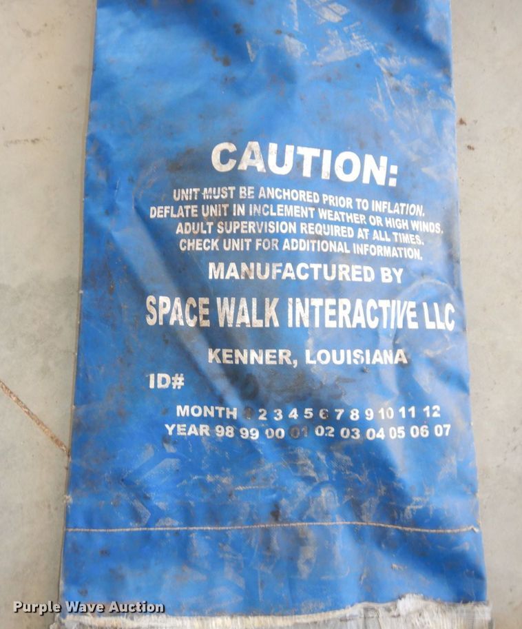 image for item DS1482 2001 Space Walk Interactive  clown face bounce house