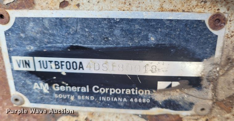 image for item FC9179 1981 Am General DJ-5L  SUV